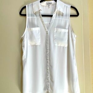 Express Sleeveless Two Pocket Portofino Shirt